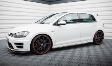 Нижние накладки (диффузоры) на боковые пороги Volkswagen Golf R Mk7 вар. 3 фото