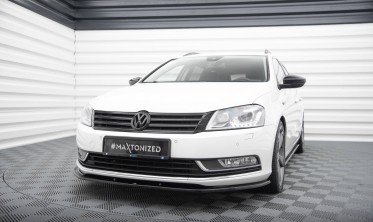 Нижня накладка (дифузор) на передній бампер Volkswagen Passat B7 вар. 2 фото