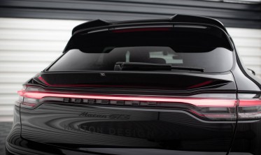 Нижній 3D спойлер на кришку багажника Porsche Macan GTS Mk1 рестайл фото