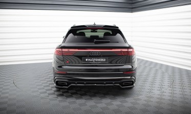 Тюнинговый диффузор на задний бампер Audi SQ8 / Q8 S-Line Mk1 рестайл 2023 фото