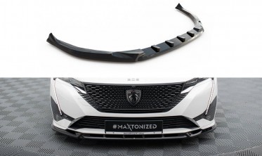 Тюнинговая накладка (юбка) на передний бампер Peugeot 308 GT Mk3 фото