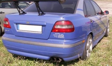 Накладка на задній бампер Volvo S40 / V40 дорестайлінг фото
