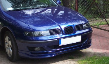 Накладки на фари Seat Toledo 2 / Leon 1 (скловолокно) фото