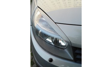 Накладки на передние фары Renault Scenic 2 фото