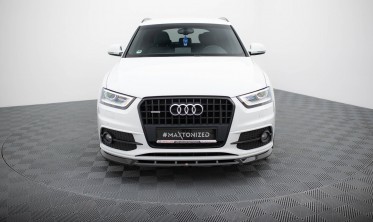 Тюнинговая накладка (юбка) на передний бампер Audi Q3 8U S-line вар. 1 фото