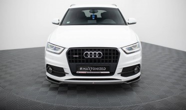 Нижний сплиттер (накладка) под передний бампер Audi Q3 8U S-line вар. 2 фото