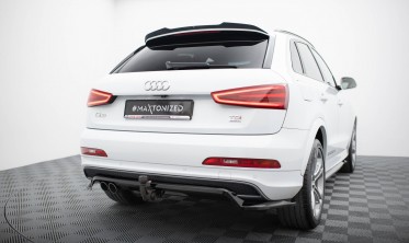 Тюнинговый диффузор (накладка) на задний бампер Audi Q3 8U S-line фото