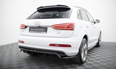 Тюнинговый диффузор (накладка) на задний бампер Audi Q3 8U S-line фото