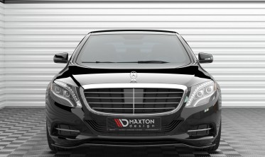 Тюнинговая накладка (юбка) на передний бампер Mercedes-Benz S W222 вар. 1 фото