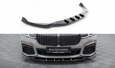 Нижній спліттер (накладка) під передній бампер BMW 7 G11 M-Pack рестайл вар. 5 фото
