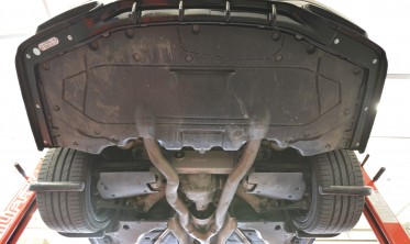 Нижний диффузор (накладка) заднего бампера BMW 7 G11 M-Pack рестайл вар. 2 фото
