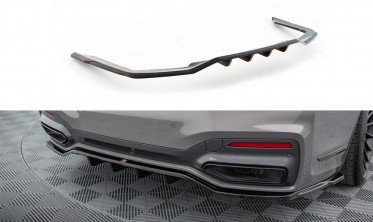 Нижній дифузор (накладка) заднього бампера BMW 7 G11 M-Pack рестайл вар. 2 фото