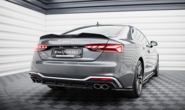 Тюнинговый 3D спойлер на крышку багажника Audi S5 Coupe / A5 S-Line Coupe F5 рестайл фото