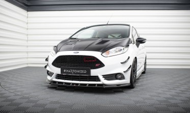 Нижняя тюнинг накладка переднего бампера Ford Fiesta ST Mk7 рестайл вар. 6 фото