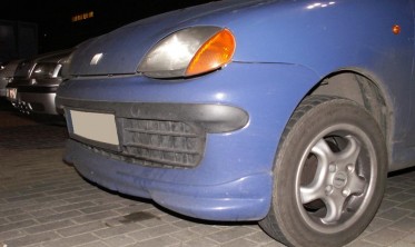 Тюнінгова накладка переднього бампера Fiat Seicento фото