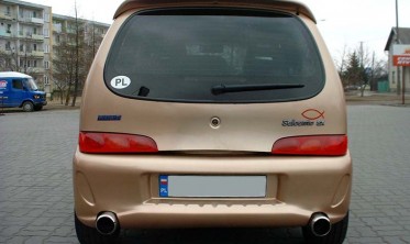 Спойлер крышки багажника Fiat Seicento версия 1 фото