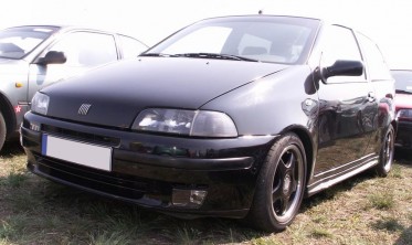 Тюнінгові накладки на пороги Fiat Punto 1 вузькі фото