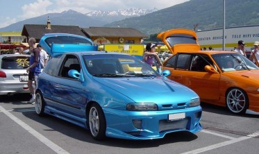 Реснички (накладки на фары) Fiat Bravo Brava Marea фото