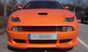 Тюнинговые накладки на передние фары Fiat Coupe фото