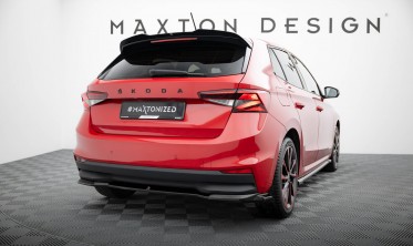 Тюнинговый кап спойлер на крышку багажника Skoda Fabia Mk4 фото