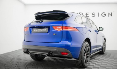 Тюнінговий дифузор (накладка) на задній бампер Jaguar F-Pace Mk1 R-Sport фото