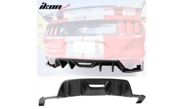 Диффузор заднего бампера Ford Mustang (2015-2017) base  фото