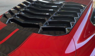 Накладка жалюзі на заднє скло Ford Mustang Lw-style глянець фото
