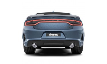 Тюнінговий дифузор заднього бампера Dodge Charger 2020-2022 wide body тип 2 фото