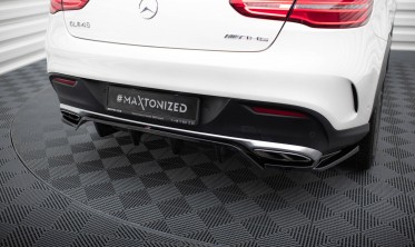 Тюнинговый диффузор (накладка) на задний бампер Mercedes-AMG GLE 43 Coupe C292 фото