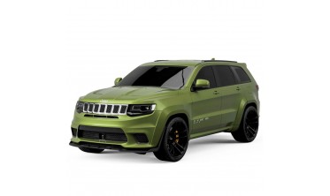 Тюнінгова накладка (губа) на передній бампер Jeep Grand Cherokee WK2 (2014-2021) фото