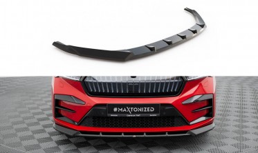 Тюнінгова накладка на передній бампер Skoda Enyaq Coupe iV RS фото