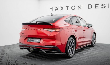 Тюнинговый диффузор на задний бампер Skoda Enyaq Coupe iV RS фото
