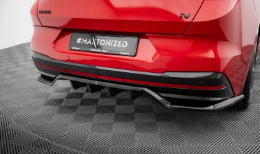 Тюнинговый диффузор на задний бампер Skoda Enyaq Coupe iV RS фото