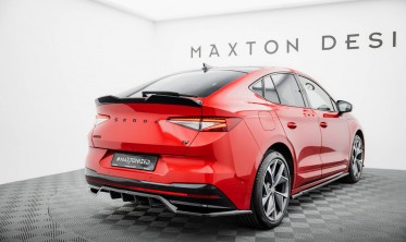 Тюнинговый диффузор на задний бампер Skoda Enyaq Coupe iV RS фото