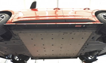 Тюнінгові накладки (лістви) на бокові пороги Skoda Enyaq Coupe iV RS фото