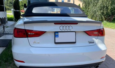 Спойлер (липспойлер) крышки багажника Audi A3 8V фото