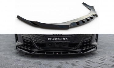 Тюнинговая накладка на передний бампер Audi e-Tron GT / RS GT Mk1 вер. 1 фото