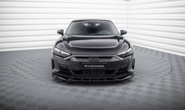 Тюнинговая накладка на передний бампер Audi e-Tron GT / RS GT Mk1 вер. 1 фото