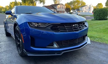 Дифузор переднього бампера Chevrolet Camaro 6 (2016-2018) 1le стиль gloss фото