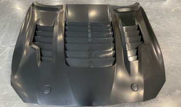 Алюмінієвий капот Ford Mustang (2018-2021, GT, Ecoboost) GT500KR style фото