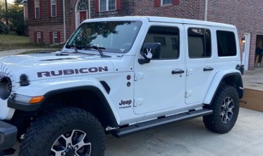 защитные алюминиевые пороги Jeep Wrangler JL (4 двери) фото