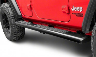 защитные алюминиевые пороги Jeep Wrangler JL (4 двери) фото