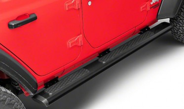 защитные алюминиевые пороги Jeep Wrangler JL (4 двери) фото