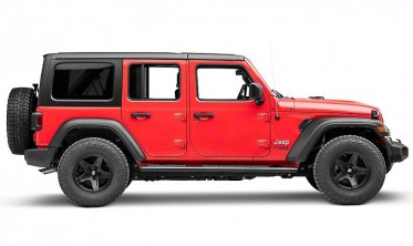 защитные алюминиевые пороги Jeep Wrangler JL (4 двери) фото