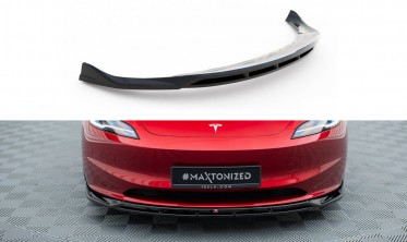 Тюнинговая накладка на передний бампер Tesla Model 3 Project Highland рестайл вер. 1 фото