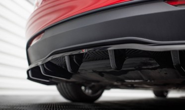 Задний тюнинг диффузор на бампер Tesla Model 3 Project Highland рестайл вер. 2 фото