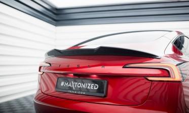 Тюнінговий 3D спойлер на багажник Tesla Model 3  фото