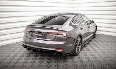 Боковые тюнинг накладки заднего бампера Audi S5 Coupe / Sportback F5 фото