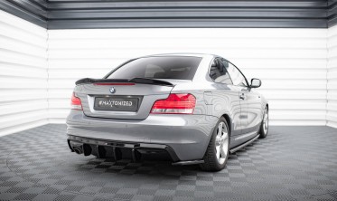 Бокові тюнінг накладки (елерони) заднього бампера BMW 1 E82 M-Pack фото