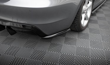 Бокові тюнінг накладки (елерони) заднього бампера BMW 1 E82 M-Pack фото